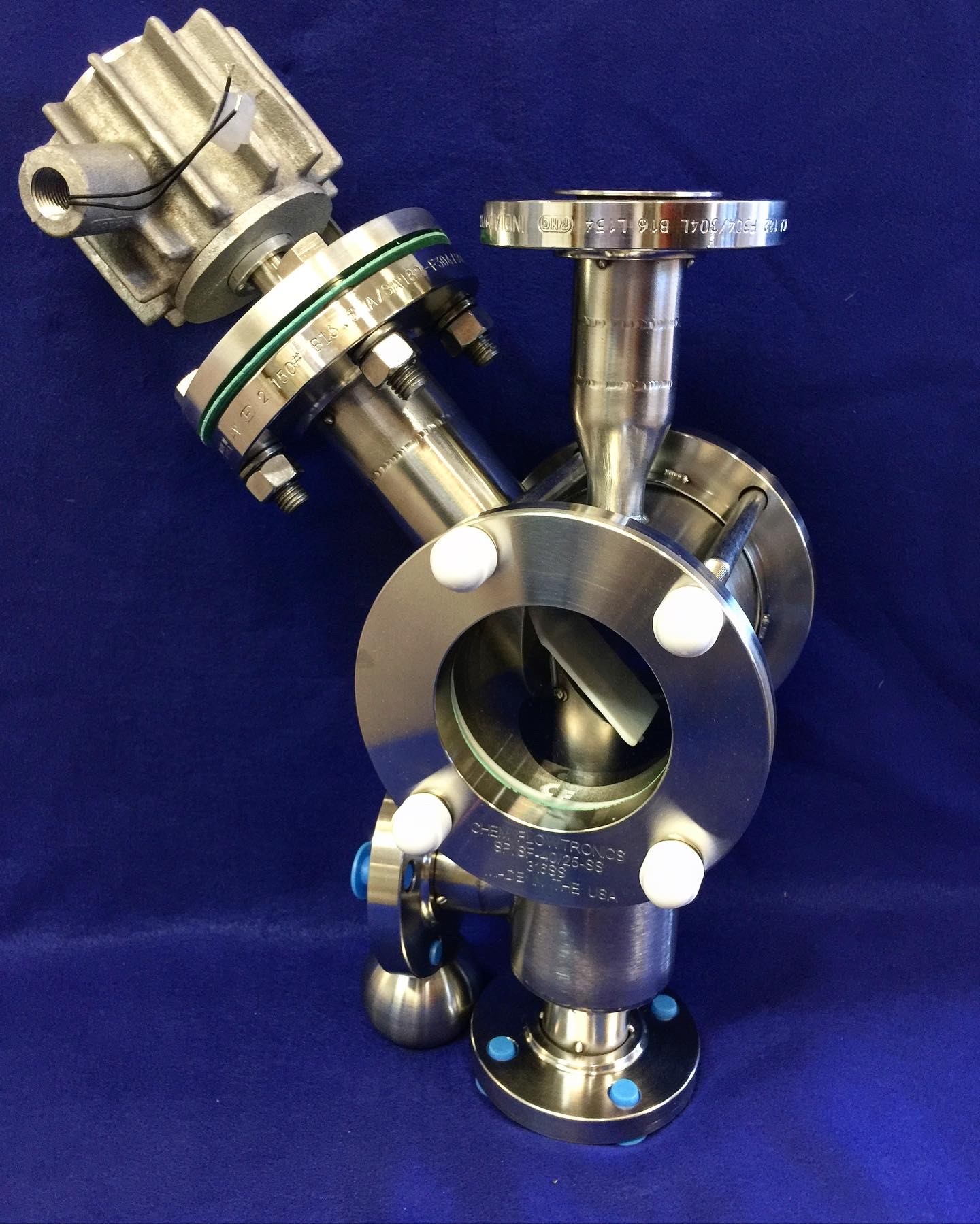 In-line Reduced Flow Stainless Steel Reflux Splitters