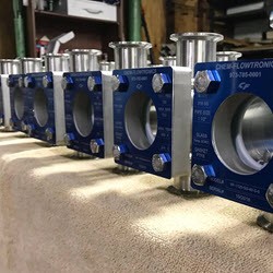 Dual Window Sanitary Sight Flow Indicators Models 1125